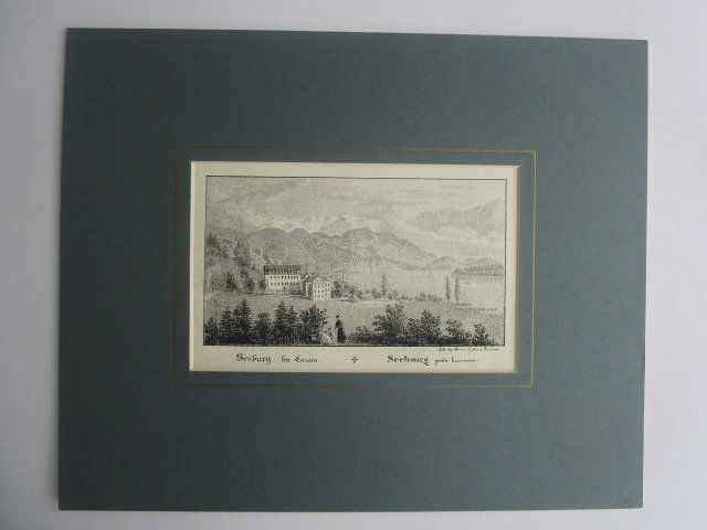 Stiche: Stich - Litho - Seeburg Luzern – Gebraucht aus Luzern von Horoskop1 1