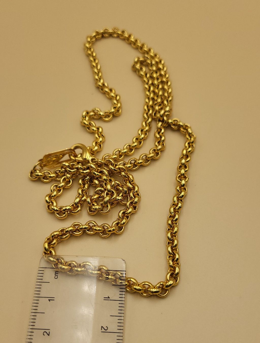 Catenine: Goldene Elegante Kette 80.5cm Lang – Usato da Wald ZH venduto da SwissPawnshop 2