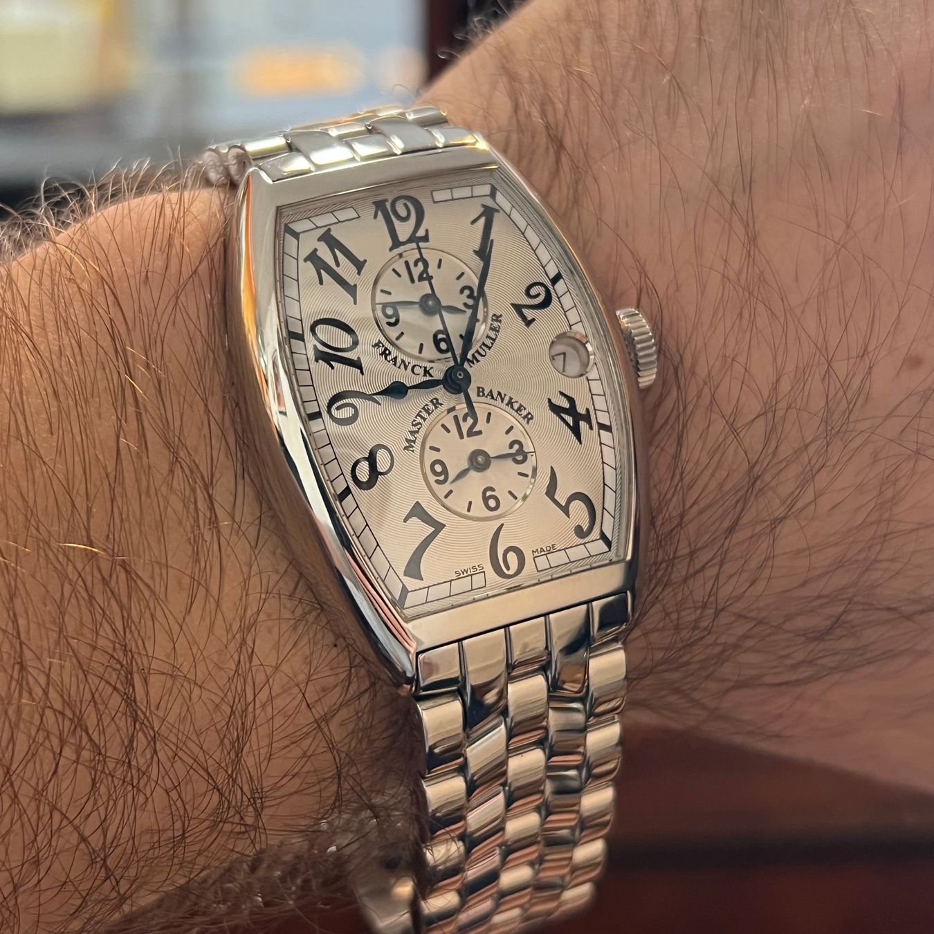 Franck Muller Orologi: FLASH SALE Franck Muller Master Banker Full Set 5850MB – Usato da Carouge GE venduto da Watchaser 3