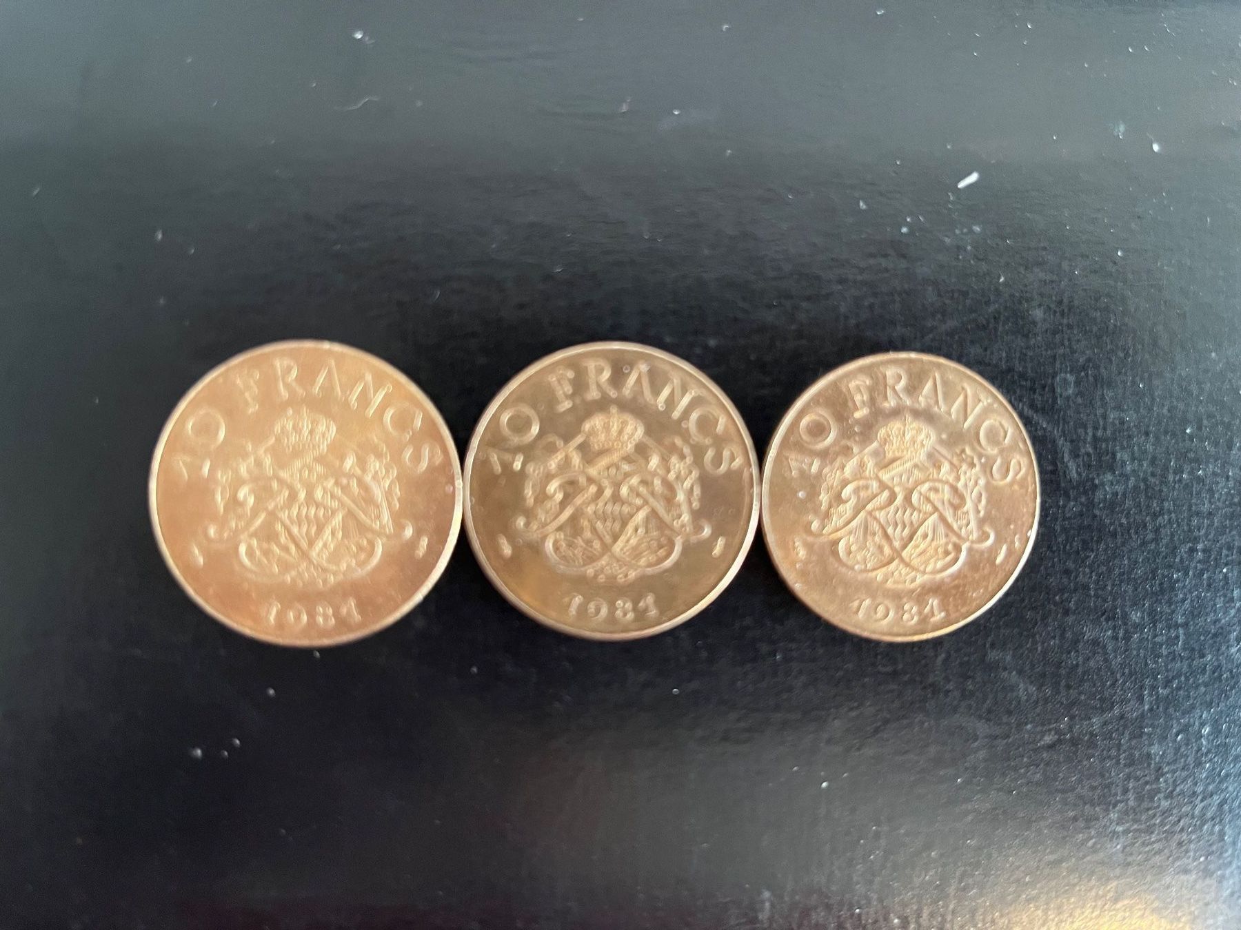Tutti le monete: Münzen Monaco 10 francs 1981 – Nuovo (secondo la descrizione) da Zürich venduto da Lepaperacine 1