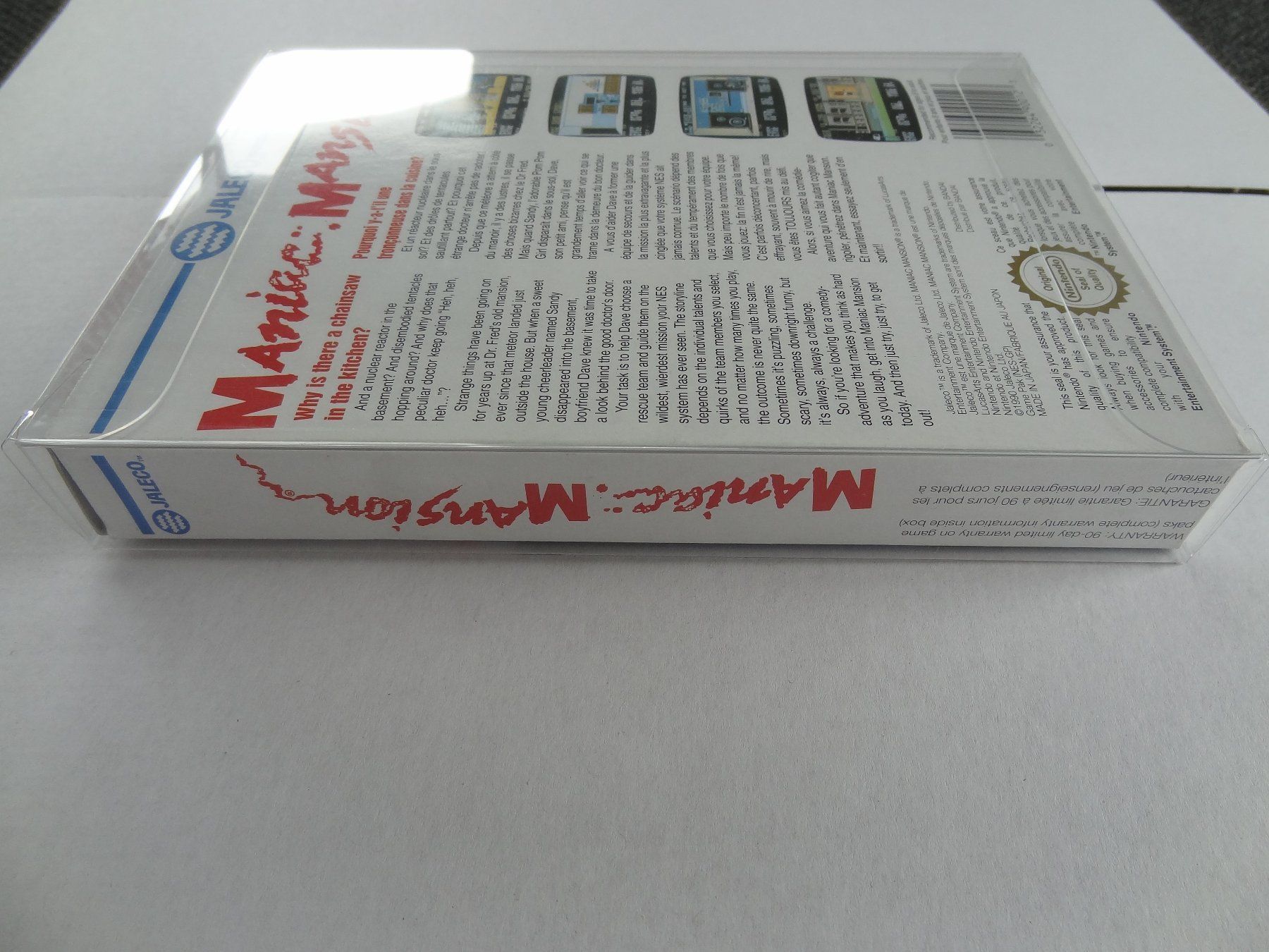 Giochi: MANIAC MANSION Nintendo NES E/FR NEU! – Nuovo e nell'imballaggio originale da Lyss venduto da Famicom 4