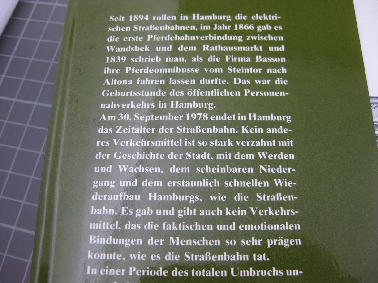Libri: Strassenbahn adieu, ein Stück Hamburg ve – Nuovo (secondo la descrizione) da Malters venduto da Marosko 1