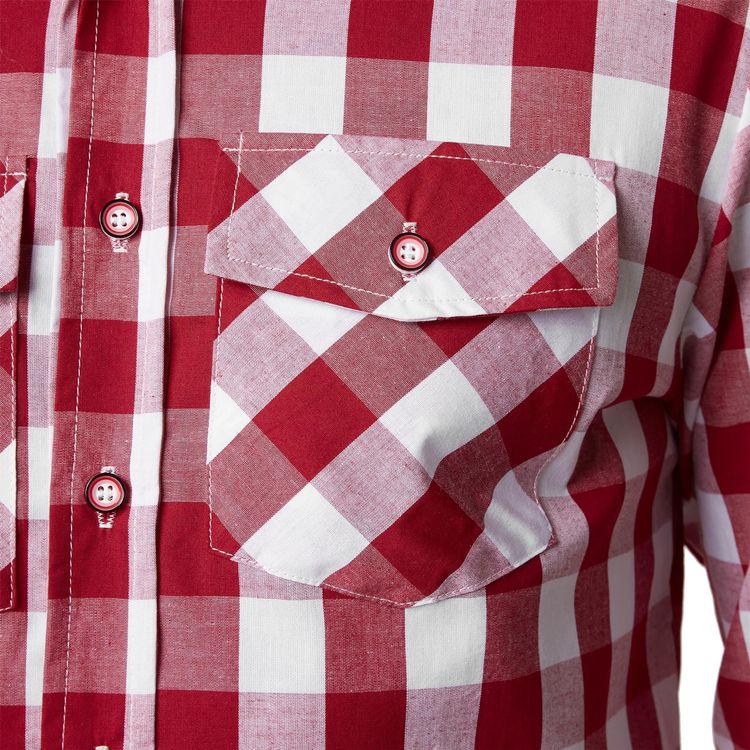 Costumi: Männer Trachtenhemd rot weiß Größe XL – Nuovo (secondo la descrizione) da Murten venduto da Roland.Kemmer.AG 4