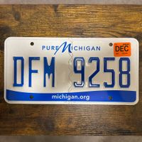 🇺🇸 U.S. Autoschild - Michigan DFM 9258 - ORIGINAL