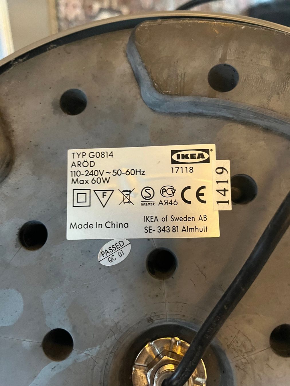Ikea Lampade: IKEA Aröd floor lamp – Usato da Fribourg venduto da Pauol 5