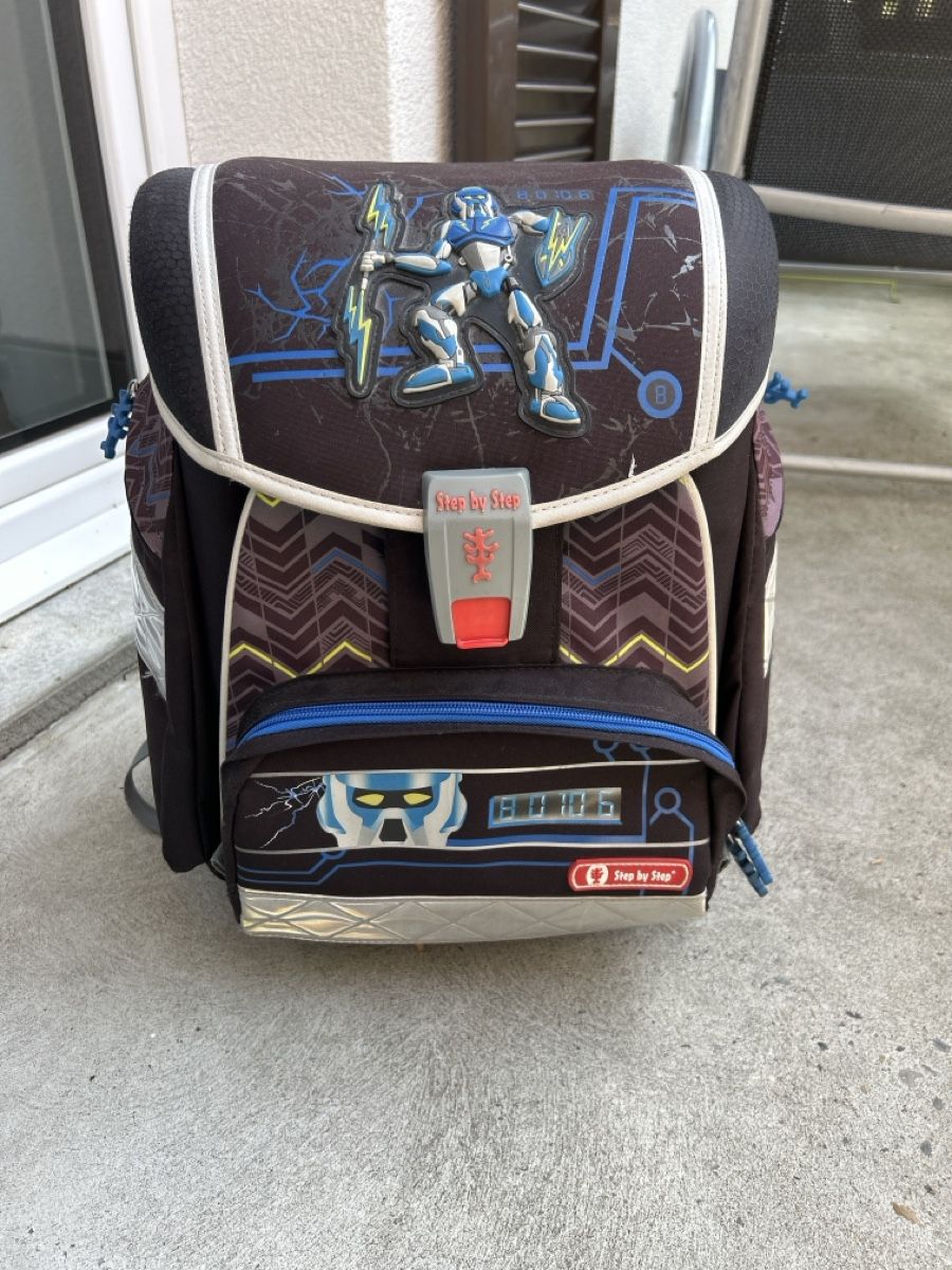 Step by Step Kindertaschen: Step by Step Schulrucksack „Strongly Robot“ – Gebraucht aus Gelterkinden von Sab_la85