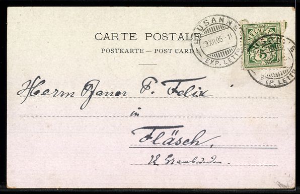 Cartoline postali: Lithographie Ouchy, Lac Léman – Usato da Berlin venduto da bartko-reher 1