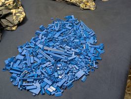 Lego Konvolut BLAU 2kg gebraucht