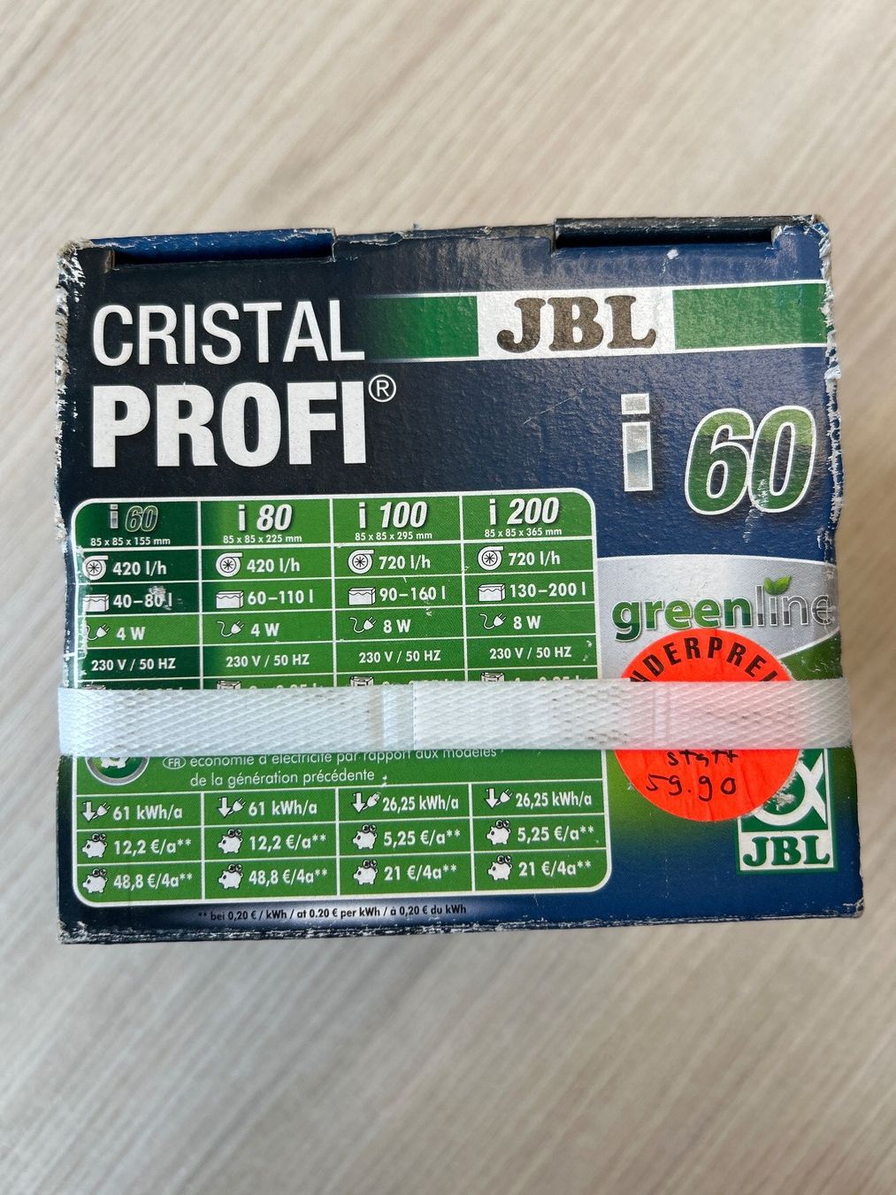JBL Filtri: JBL Innenfilter CristalProfi i60 greenline – Nuovo e nell'imballaggio originale da Zürich venduto da Aquarium_Seerose 1
