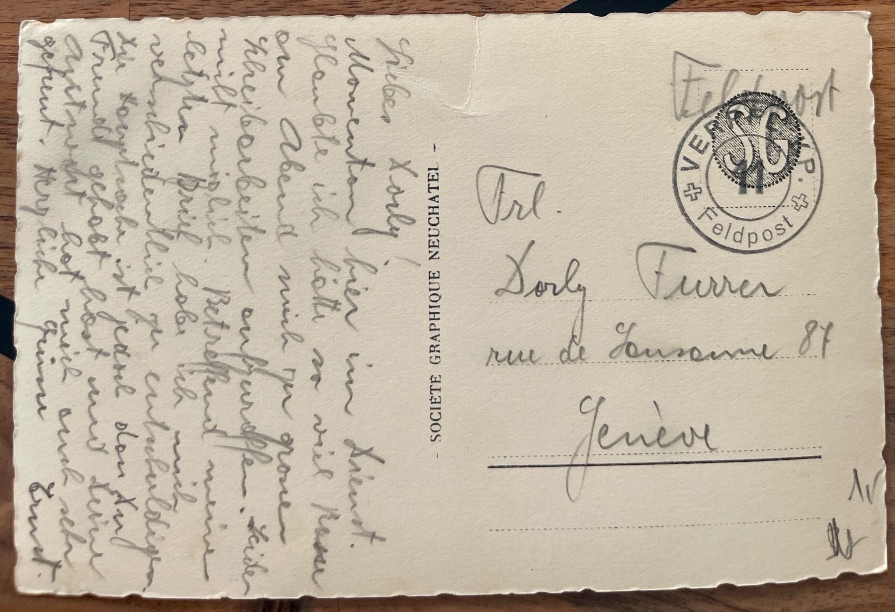 Cartoline postali: FRUTIGEN  die Kirche 1950 – Usato da Lutry venduto da Ediego 1
