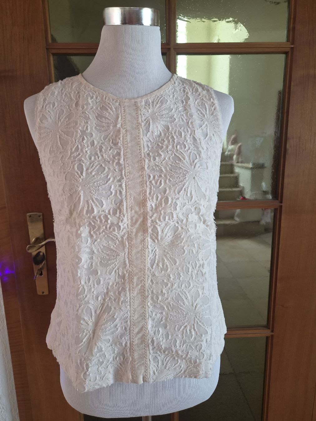 Marc Cain Tops: Marc Cain Bluse mit Spitzenmuster  – Neu (gemäss Beschreibung) aus Unterentfelden von hofa01