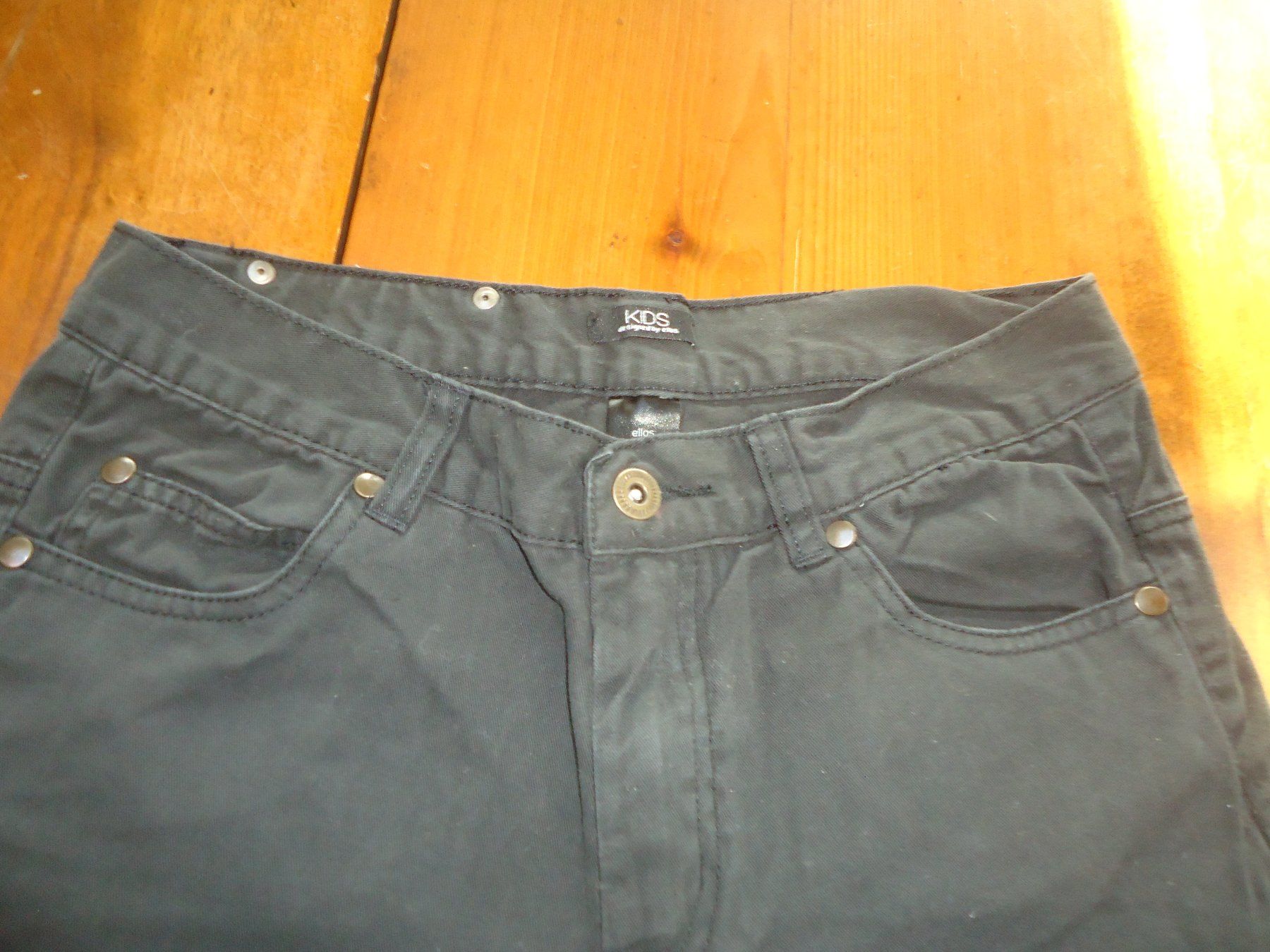 Pantaloni: Pantalon garçon coton noir - 158 - 13 ans – Usato da Vessy venduto da mafabe 2