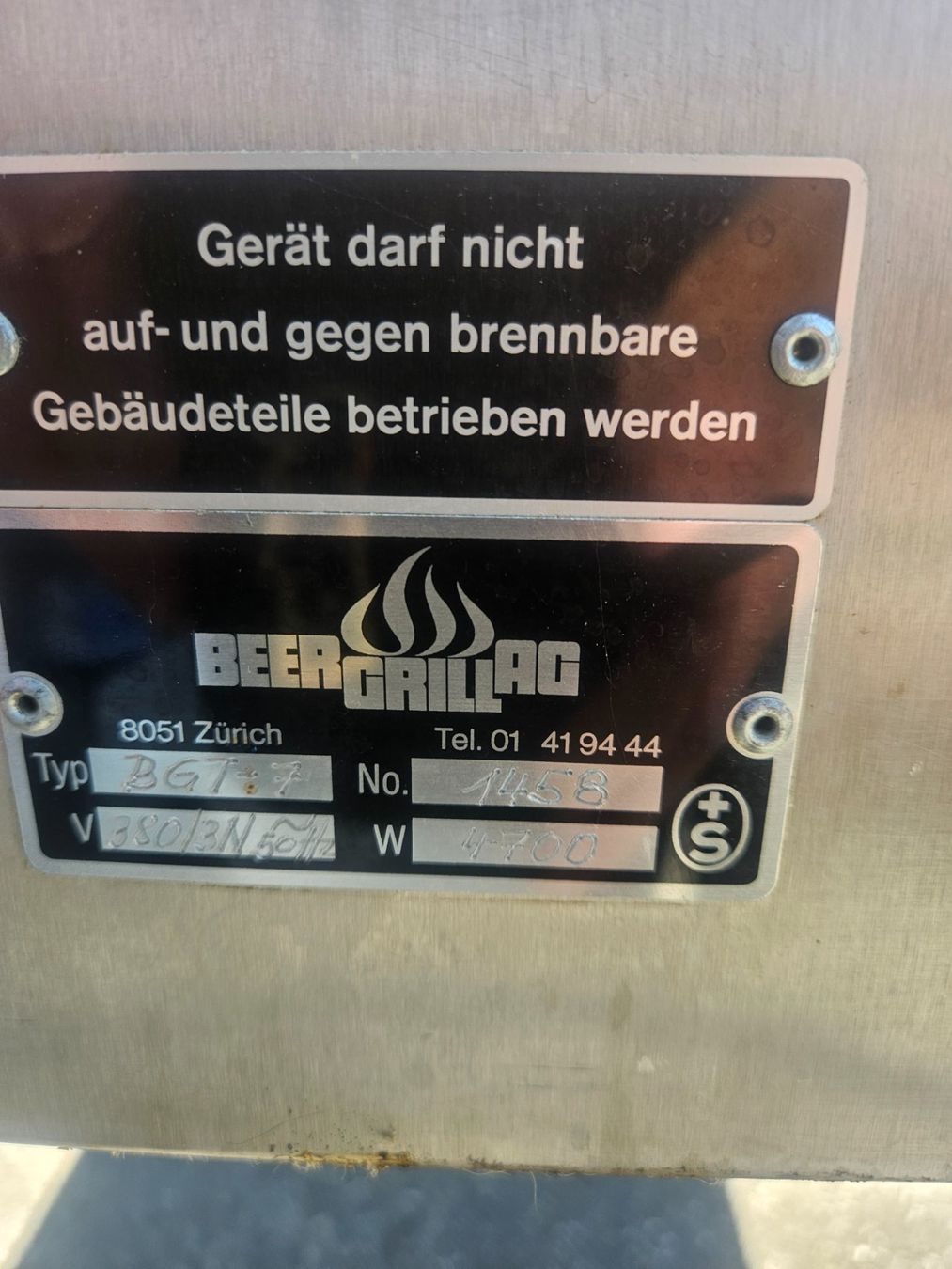 Griglie: Beer Pouletgrill – Usato da Burgdorf venduto da Margrit00 5