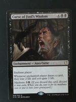 Curse of Fool's Wisdom -  MTG