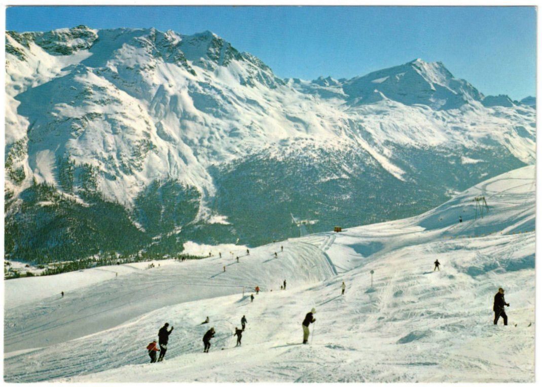 Cartoline postali: St. Moritz - Skilift Corviglia – Usato da Binningen venduto da Mountainrider
