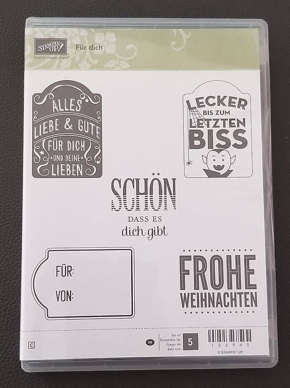 Stampin' up! Stempel: Stempelset von Stampin up "Für dich" – Gebraucht aus Frauenkappelen von evangelina78