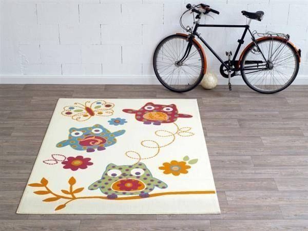 Tappeti: Design Velours Teppich-EULE CREME – Nuovo e nell'imballaggio originale da Rupperswil venduto da big-one-sale