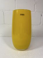 Vase Kaheku Gelb Glas Unikat Handarbeit