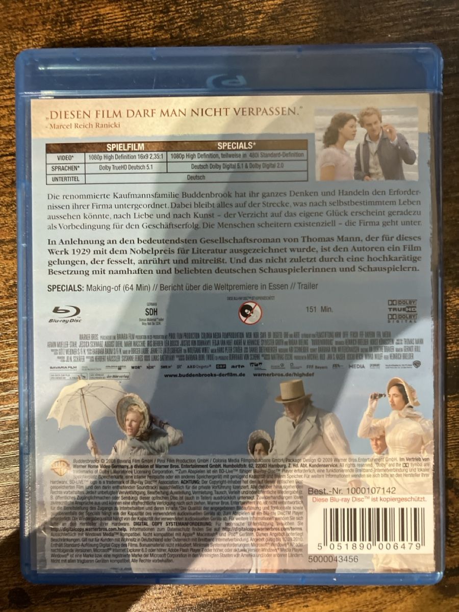 Alle DVDs: Buddenbrooks BluRay – Gebraucht aus Glarus von Jhuber78 1