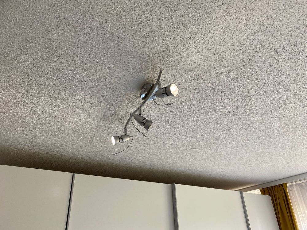 Lustres & lampes de plafonds: LED Deckenleuchte 3-flammig, Edelstahl Look – D'occasion à Effretikon par nehrujee