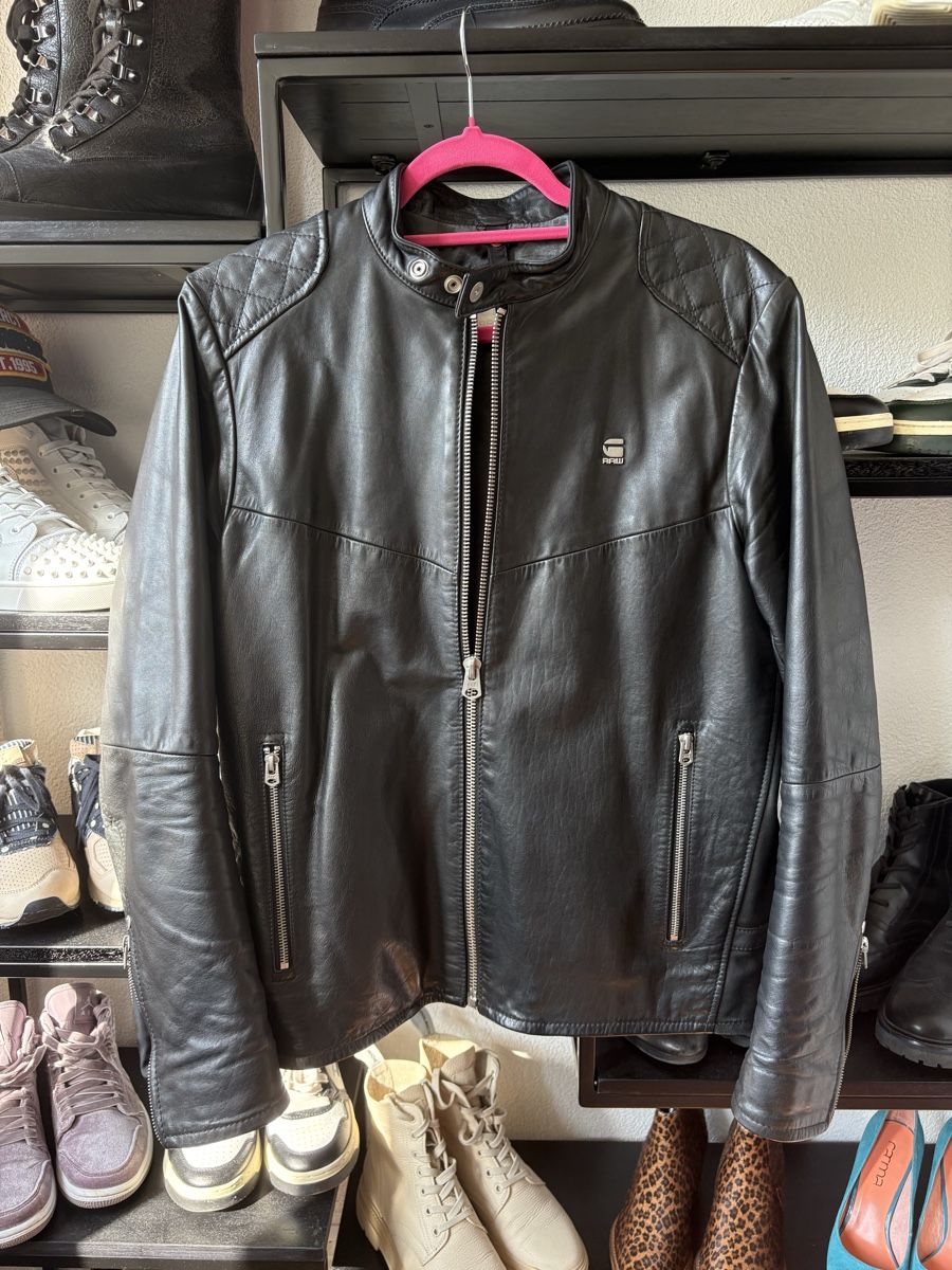 G-Star Jacken: G-Star Lederjacke – Gebraucht aus Dietikon von _Lapente_