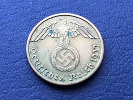 Drittes Reich 10 Reichspfennig 1937 F.