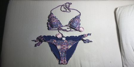 NEU Odd Molly Boho Bikini mit Blumenmuster XS S zu Nile