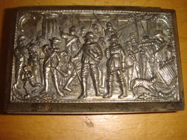 Blechschatulle alt Ornament Jugendstil