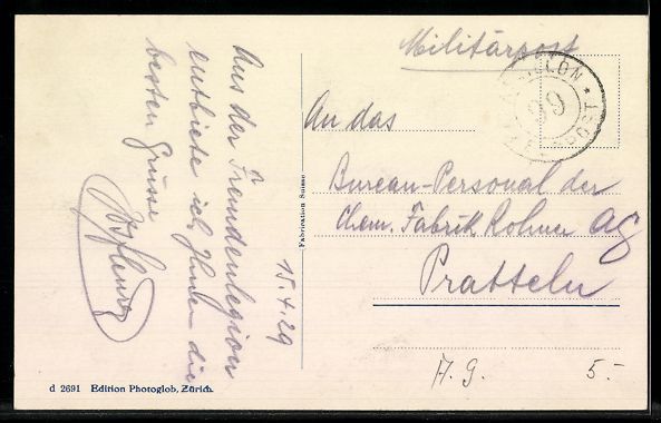Cartoline postali: AK Laufenburg, Blick auf den Ort – Usato da Berlin venduto da bartko-reher 1
