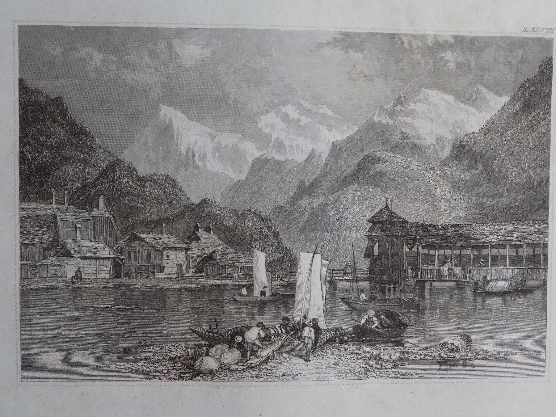 Gravures: Interlaken Stahlstich – D'occasion à Risch par Antikfee 7