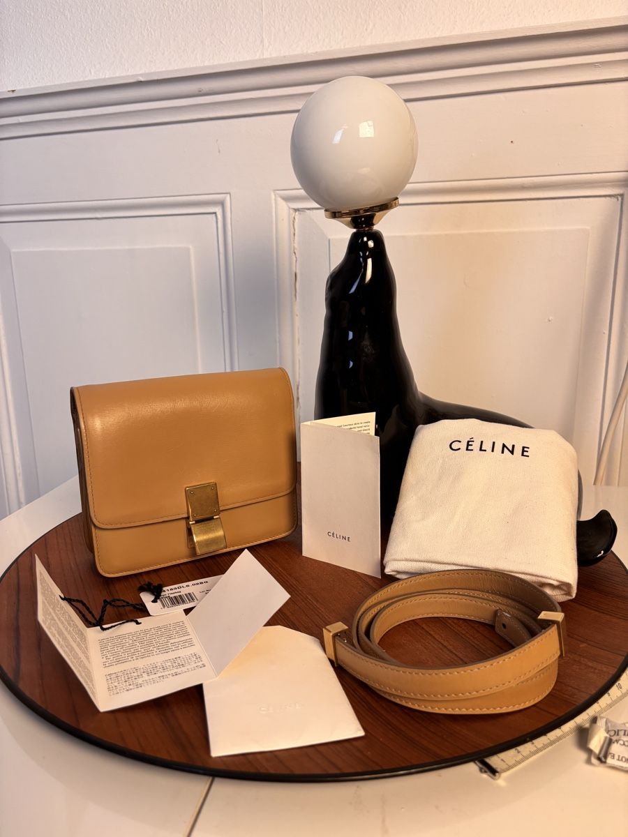 Celine Borse da donna: 100% Celine Classic Box Bag Beige Small  – Usato da Winterthur venduto da Atelier.W.Maison 2