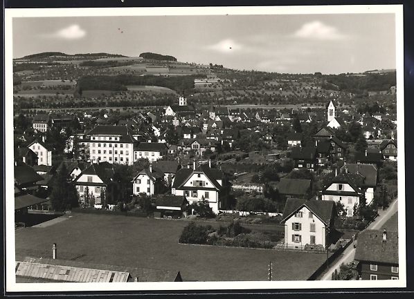 Cartoline postali: AK Sursee, Teilansicht mit Kirche – Usato da Berlin venduto da bartko-reher