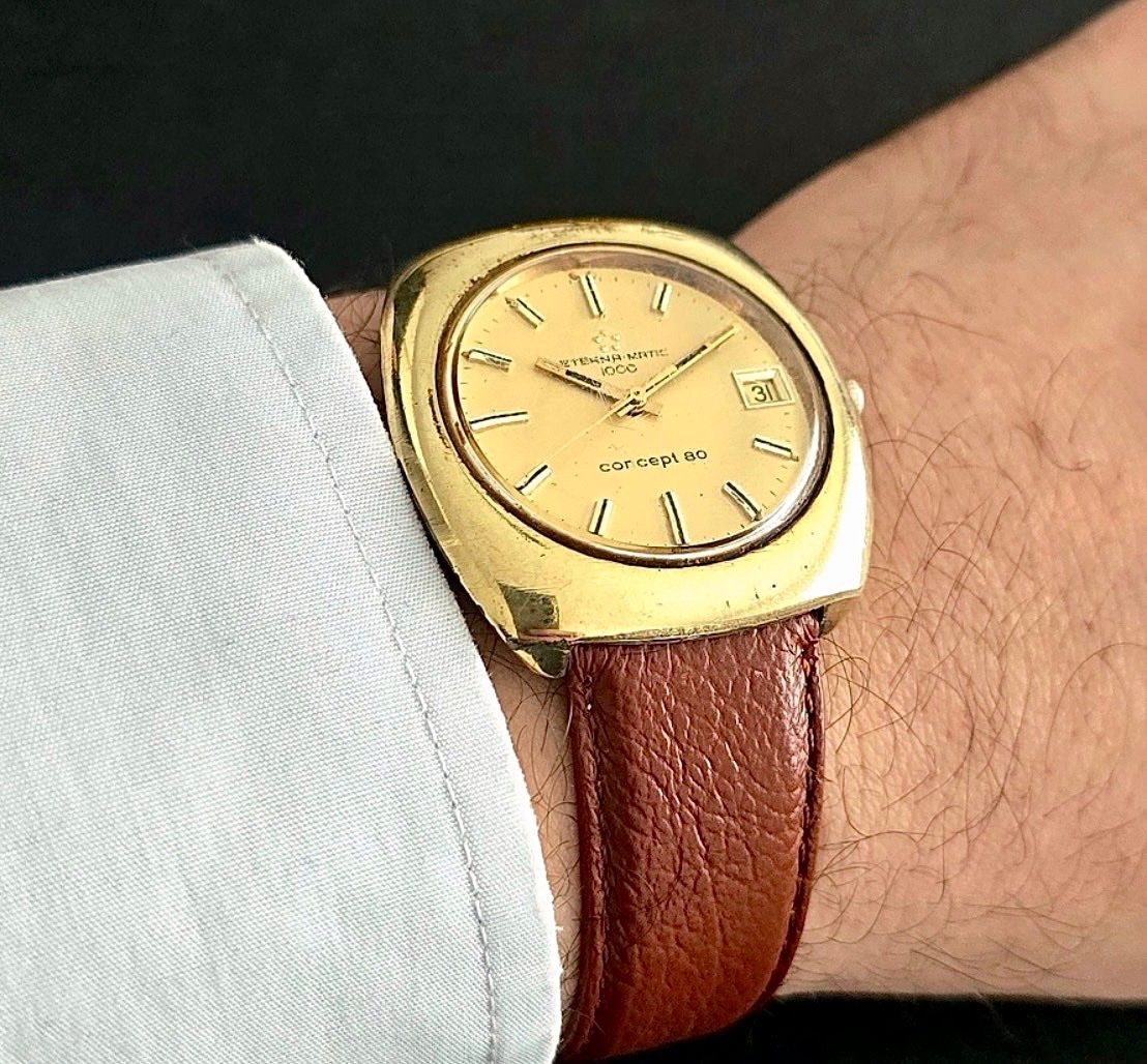 Eterna Uhren: ETERNA MATIC 1000 - DATE Concept 80 MEGA RAR – Gebraucht aus Neftenbach von Taschen-Uhren