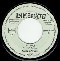 Amen Corner – Get Back, Vinyl Single 7"
