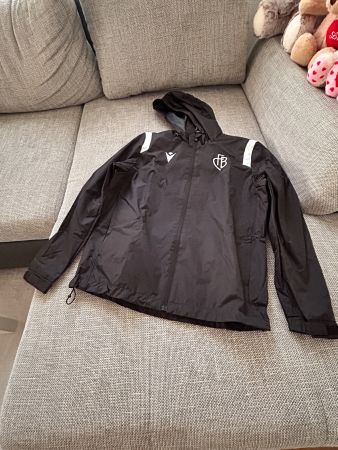 Fussballjacke FC Basel Grösse M Schwarz