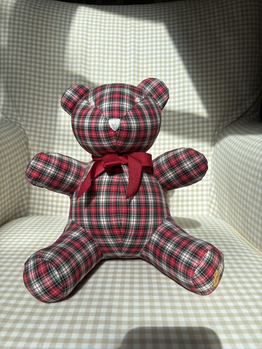 Ralph Lauren Cuscini: Ralph Lauren teddy bear écossais – Nuovo (secondo la descrizione) da Genève venduto da edu_62x2