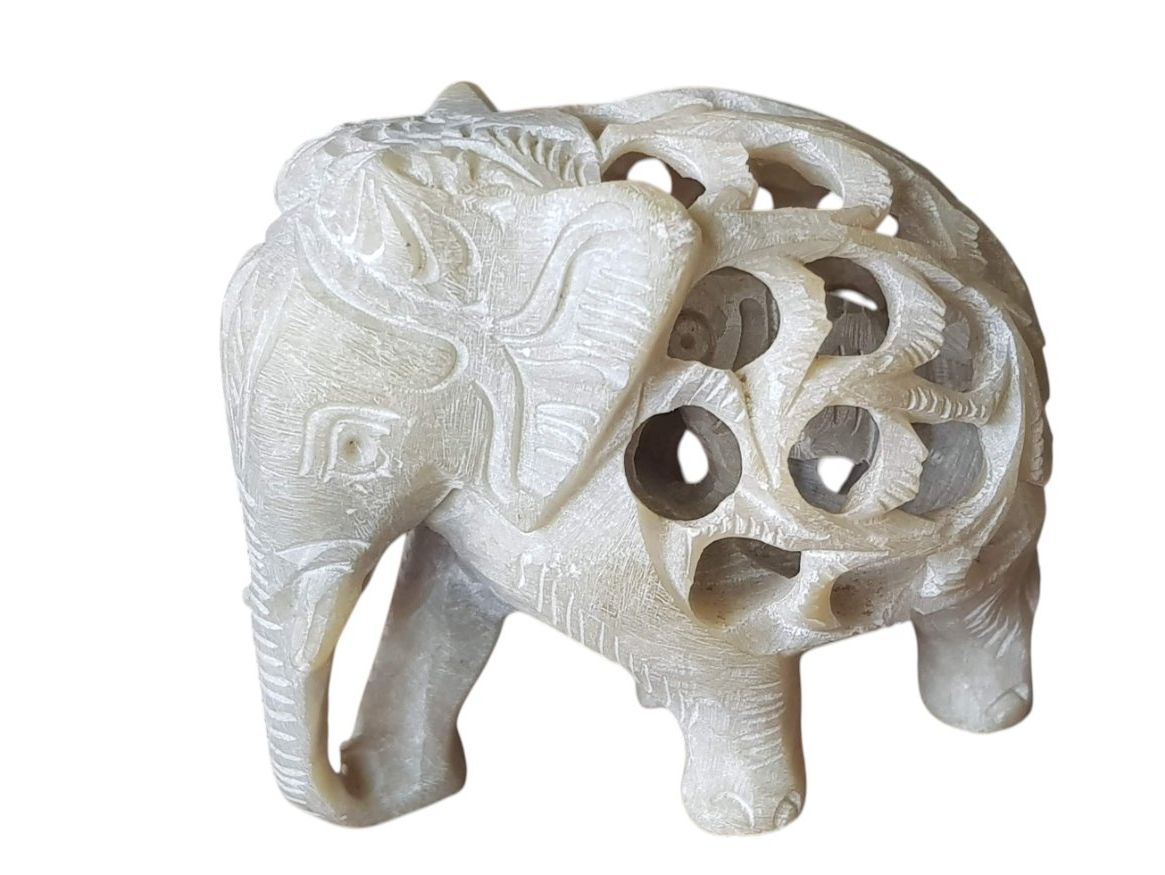 Statuette: antiker Elefant Stein – Usato da Mörschwil venduto da antiksalon21 1