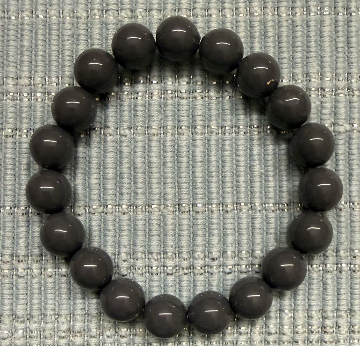 Armbänder & -reifen: Armkette elastisch, Graue Kugeln. Zeitloser Klassiker – Neu (gemäss Beschreibung) aus Lyss von Sibella56 1