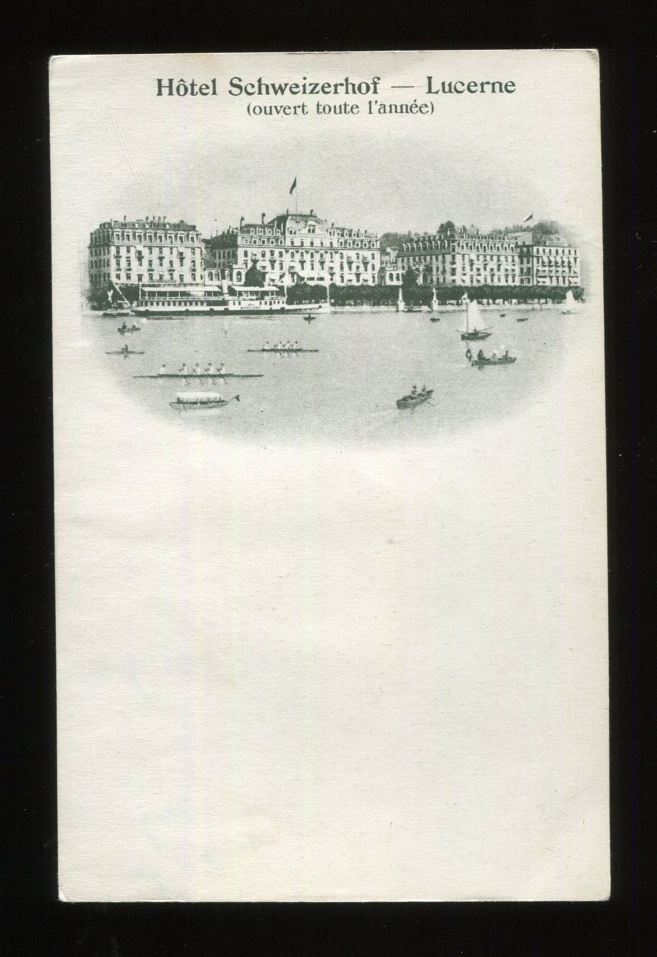Ansichtskarten: Lucerne, Hotel Schweizerhof – Gebraucht aus Aarau von Elmaar41