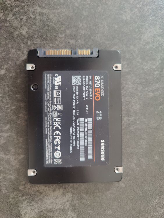 2 Tb ssd Samsung | Kaufen auf Ricardo