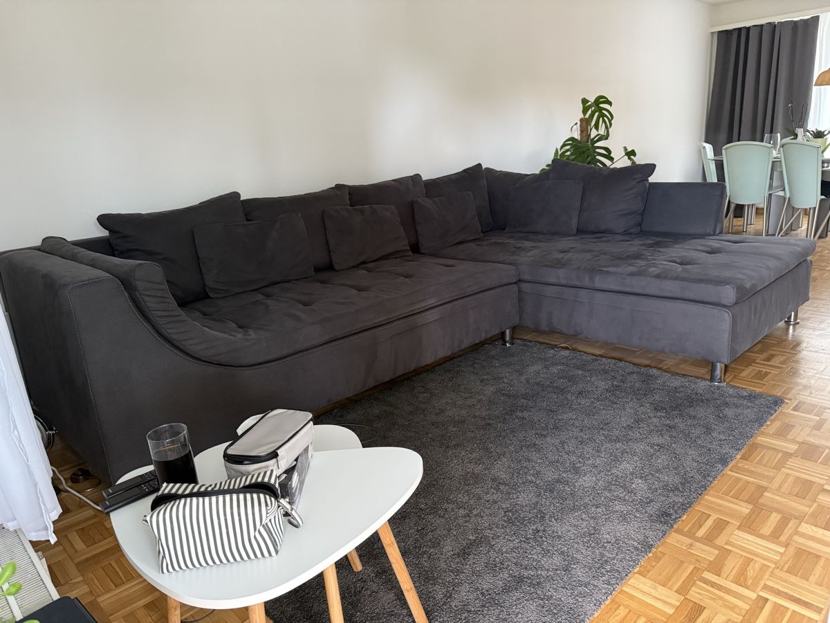 Sofas: Ecksofa grau Stoff sehr gute Zustand – Gebraucht aus Buchs AG von And_v2hn 3