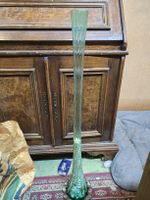 Glasvase grün gedreht Höhe 82cm (D1)