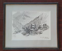 Bild  - Valmaglia,  Dandrio, signiert W. Hangarter