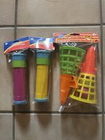 Spielzeug Kaleidoskop 2 Stk und Fangspiel Set