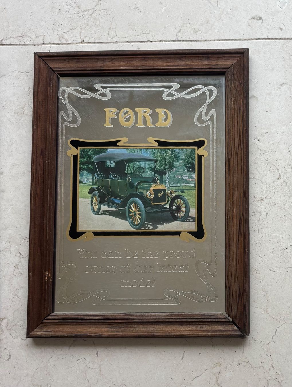 Miroir publicitaire vintage FORD – Voiture ancienne Oldtimer (D ...