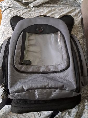 DRIVE Motorbiket Tasche mit Magneten Top Zustand Grau!