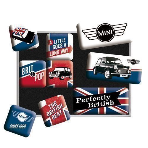 Calamite: 9-tlg Magnet Set-MINI-PFERFECTLY BRITISH – Nuovo e nell'imballaggio originale da Rupperswil venduto da big-one-sale