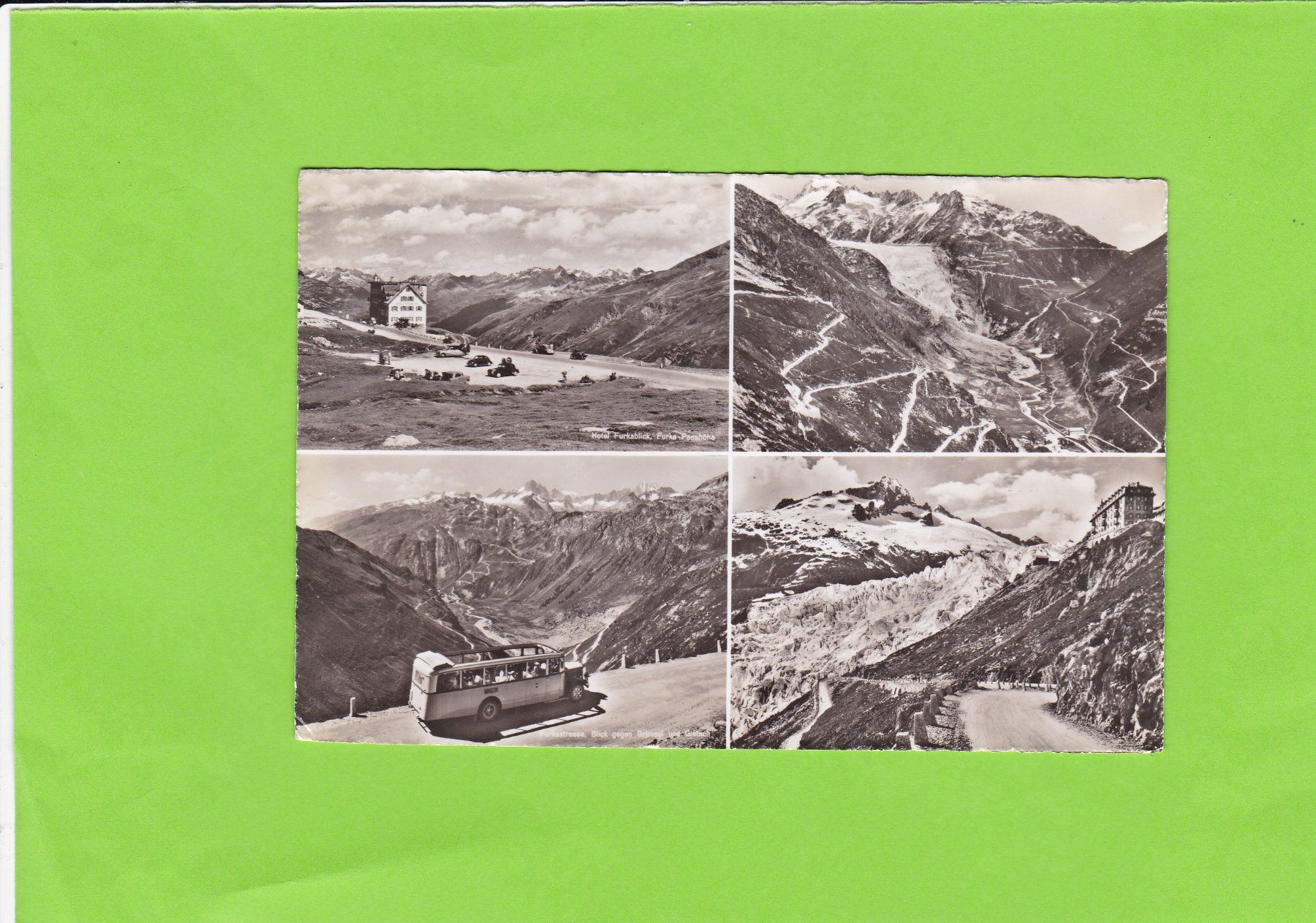 Cartoline postali: Furkapass-Schnauzenpostauto – Usato da St. Peterzell venduto da neckertal