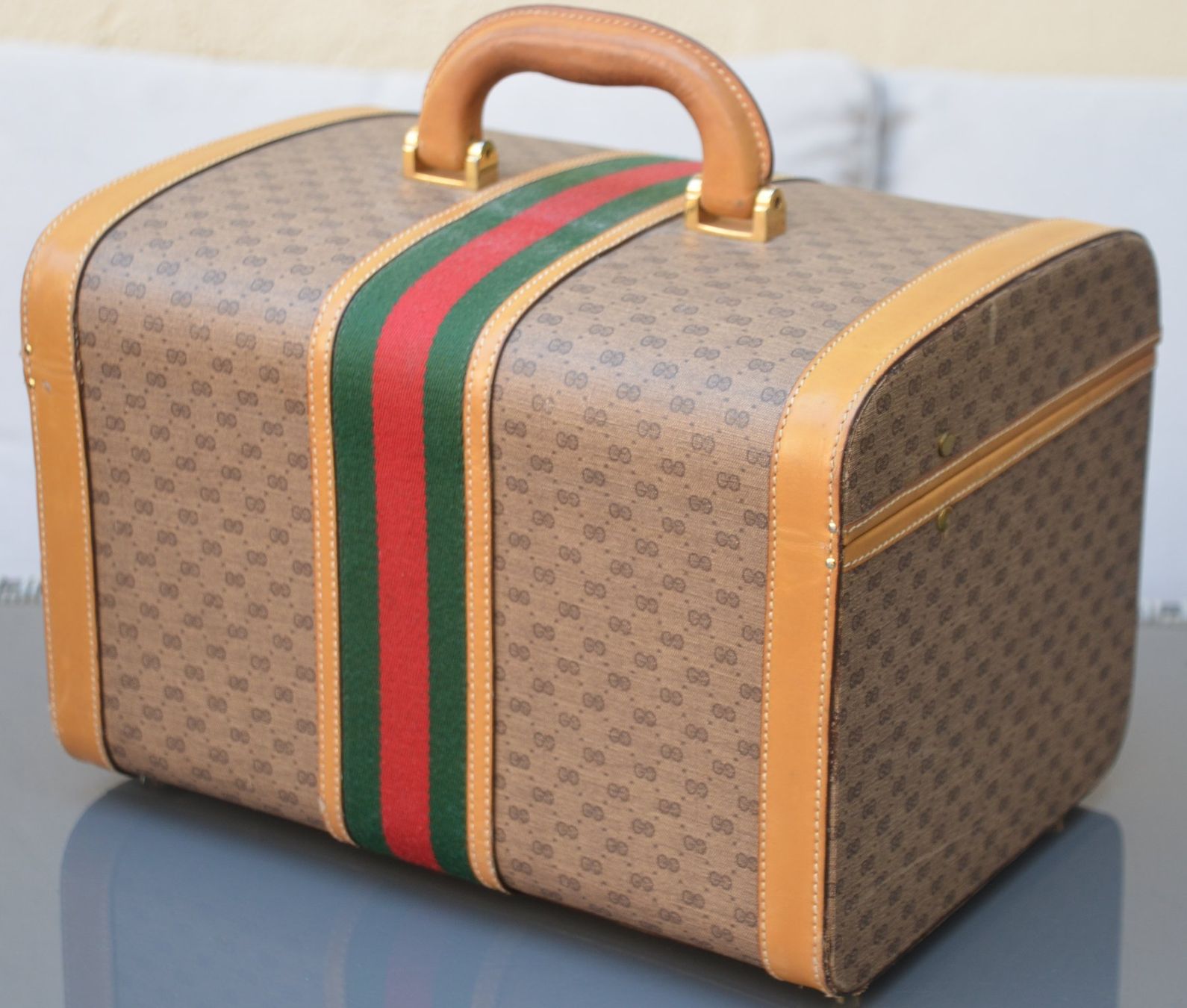 Gucci Custodie per cosmetici: Gucci Vanity-Case Beauty Bag Kosmetikkoffer – Usato da Collonges venduto da Auganien 6