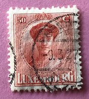 Briefmarken aus Luxemburg Großherzogin Charlotte gestempelt